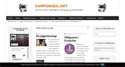 Desktop Screenshot of campingbil.net